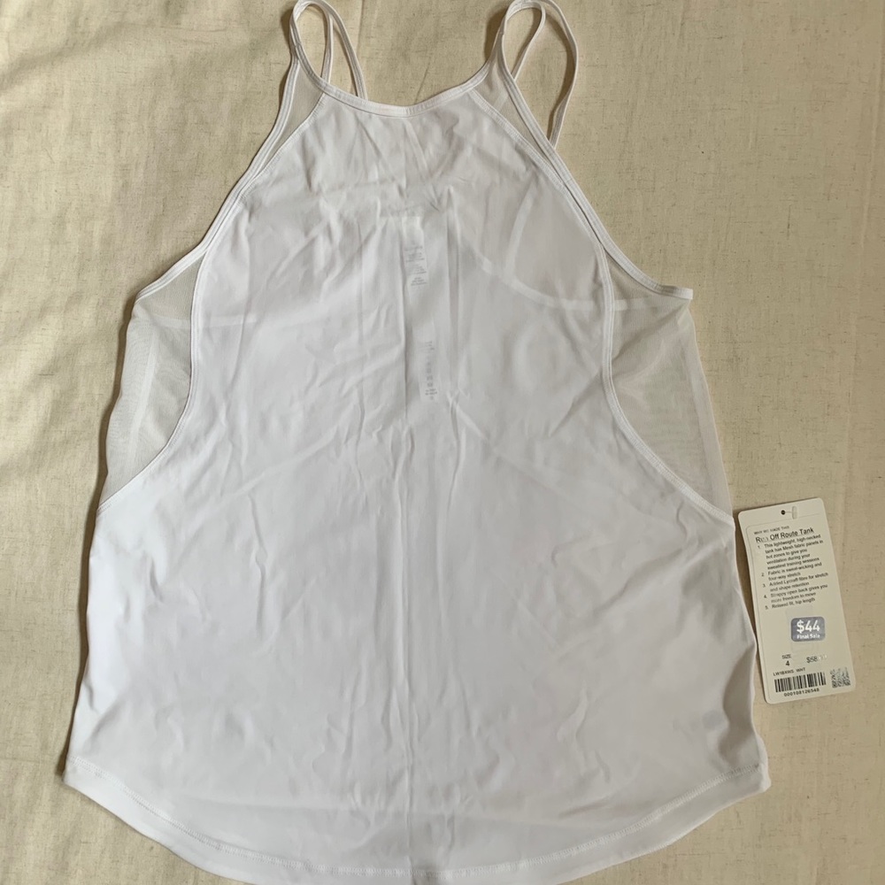 NWT Lululemon RUN OFF ROUTE Tank Size 4